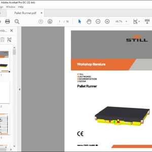 Still STED forklift Pallet Runner Workshop manual  - PDF DOWNLOAD