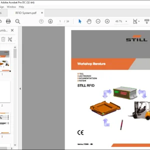 Still STED forklift STILL RFID Workshop manual  - PDF DOWNLOAD
