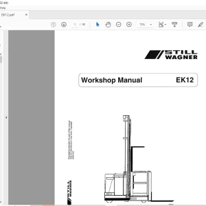 Still WAGNER EK12 workshop Manual - PDF DOWNLOAD