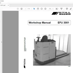 Still Wagner EFU 3001 Workshop Manual - PDF DOWNLOAD