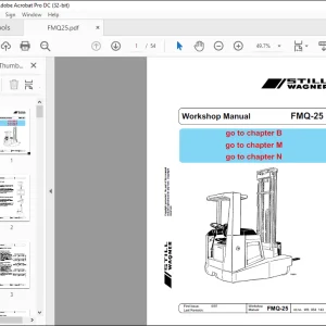 Still Wagner FMQ-25 Workshop Manual - PDF DOWNLOAD
