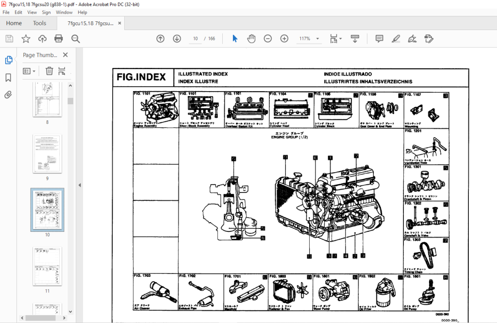 Toyota Forklift Fgcu Fgcu Fgcsu Parts Catalog Manual G Pdf Download