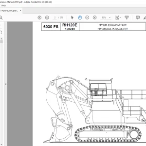 CAT 6030 FS RH120E Hydraulic Excavator Parts Manual BI015188 - PDF DOWNLOAD
