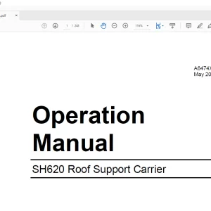 CAT 620 Roof Support Carrier Operation Manual BI630064 - PDF DOWNLOAD