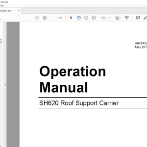 CAT 620 Roof Support Carrier Operation Manual BI630065 - PDF DOWNLOAD