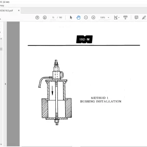CAT BUCYRUS 192-M Operation Manual BI006163  - PDF DOWNLOAD