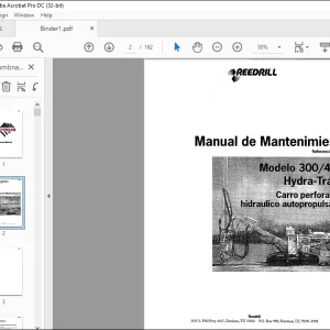 CAT BUCYRUS 300 400 Hydra-Trac Carro Perforador Hidraulio Autopropulsado Manual de Mantenimiento - PDF DOWNLOAD (Spanish)