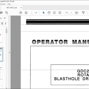 CAT BUCYRUS 39HR Operator Display Instructions Manual X-4133  - PDF DOWNLOAD