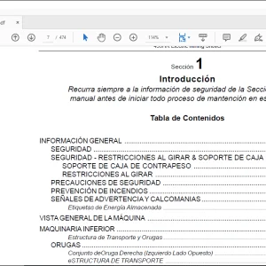 CAT BUCYRUS 495HR Pala para Minería Manual de Mantencion y Operacion - PDF DOWNLOAD (Portuguese)