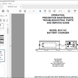 CAT BUCYRUS BUC14C OPERATION, MAINTENANCE,TROUBLESHOOTING, PARTS AND SERVICE GUIDE MANUAL - PDF DOWNLOAD