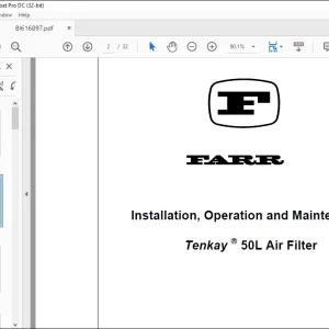 CAT BUCYRUS FARR Tenkay ® 50L Air Filter Installation, Operation and Maintenance Manual BI616897 - PDF DOWNLOAD