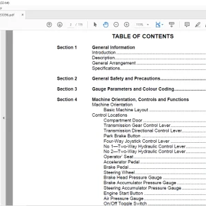 CAT BUCYRUS FBL-10 LHD Utility Operator’s Manual BI620096 - PDF DOWNLOAD