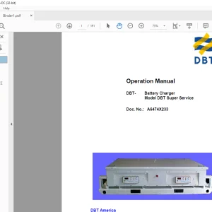 CAT BUCYRUS Face Haulage DBT Super Service Operation Manual BI631243 -  PDF DOWNLOAD