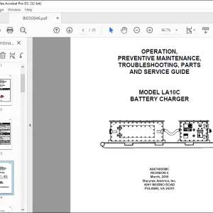 CAT BUCYRUS LA10C OPERATION, MAINTENANCE,TROUBLESHOOTING, AND SERVICE GUIDE MANUAL - PDF DOWNLOAD