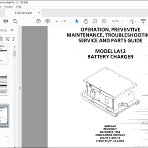 CAT BUCYRUS LA12 OPERATION,MAINTENANCE, TROUBLESHOOTING,SERVICE AND PARTS GUIDE MANUAL BI0000848 - PDF DOWNLOAD