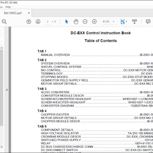 CAT BUCYRUS MINING SHOVELF VW100 OPERATING INSTRUCTIONS MANUAL FVW100-0200 - PDF DOWNLOAD