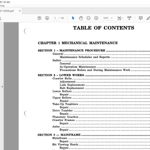 CAT Bucyrus 49-RIII Blast Hole Drill Mechanical Maintenance Manual BI115938 - PDF DOWNLOAD