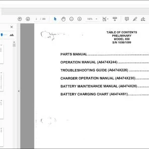 CAT Bucyrus 650 Spare Parts Manual SN 1008 - 1009 - PDF DOWNLOAD