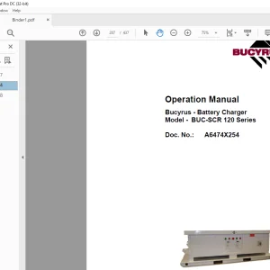 CAT Bucyrus CH816C AC Operation Manual -  PDF DOWNLOAD
