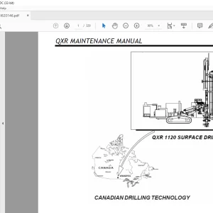 CAT CUBEX QXR 1120 Surface Drill Maintenance Manual BI620146 - PDF DOWNLOAD