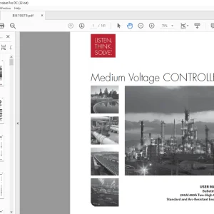 CAT ELECTRIC ROPE SHOVEL MEDIUM VOLTAGE CONTROLLERS BULLETIN 1512B USER MANUAL – PDF DOWNLOAD