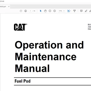 CAT Face Haulage Fuel Pod Operation and Maintenance Manual BI016359  - PDF DOWNLOAD