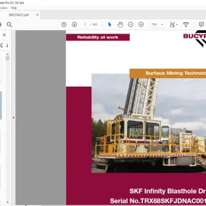 CAT SKF Infinity Blasthole Drill Service Manual - PDF DOWNLOAD