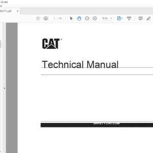 Cat BUCYRUS Face Haulage FBR-15 Coal Hauler Operator’s Manual -  PDF DOWNLOAD