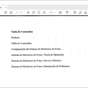 Cat BUCYRUS X-4114 SISTEMA DE MONITOREO DE FRENOS INSTRUCCIONES DE OPERACION  MANUAL  - PDF DOWNLOAD
