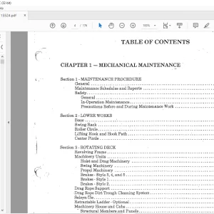 Cat Bucyrus 1370W Walking Dragline Maintenance & Operation Manual BI115524 - PDF DOWNLOAD