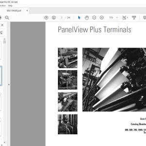 Cat Bucyrus 400 600 700 1000 1250 1500 PanelView Plus Terminals User Manual 2711P - PDF DOWNLOAD
