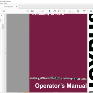 Cat Bucyrus MH-40 Shield Hauler Operator’s Manual SN 5001059 - PDF DOWNLOAD