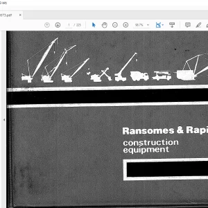 Cat Bucyrus Rapier W2000 Walking Dragline Operators Manual BI379673 - PDF DOWNLOAD