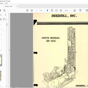 Cat Bucyrus SK-50C Parts Manual BI010265 - PDF DOWNLOAD