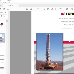 Cat Bucyrus SKSS-12 Infinity Blasthole Drill Service Manual SN 1D67E73 - PDF DOWNLOAD