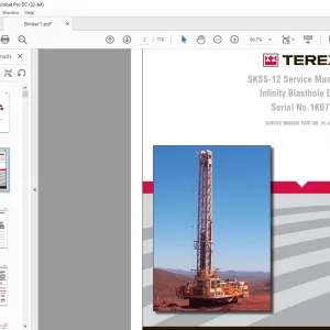 Cat Bucyrus SKSS-12 Infinity Blasthole Drill Service Manual SN 1K67F32 - PDF DOWNLOAD