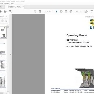 Cat DBT-Shield 1143/2540-2x3973-1750 Operating Manual EM022501-0 - PDF DOWNLOAD