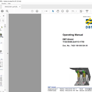 Cat DBT-Shield 1143/3048-2x4113-1750 Operating Manual EM022561-0 - PDF DOWNLOAD