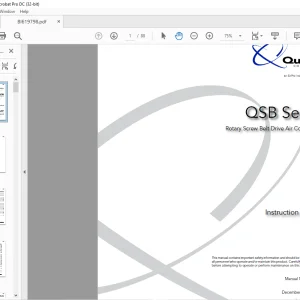 Cat Electric Rope Shovel QSB Series Rotary Screw Belt Drive Air Compressor Instruction Manual – PDF DOWNLOAD