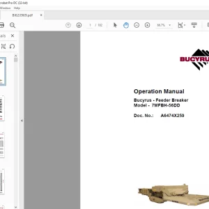 Cat Feeder Breaker 7MFBH-56DD Operation Manual BI620969 - PDF DOWNLOAD