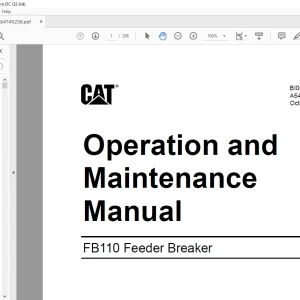 Cat Feeder Breaker FB110 Operation and Maintenance Manual BI001899 - PDF DOWNLOAD