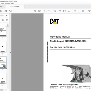 Cat Shield Support 1295/2286-2x5529-1750 Operating Manual - PDF DOWNLOAD