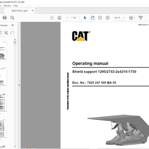 Cat Shield support 1295/3048-2x4083-1750 Operating Manual EM019361-0 - PDF DOWNLOAD