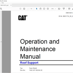 Cat Shield support 1295/2743-2x3833-1750 Operating Manual EM016301-0 - PDF DOWNLOAD