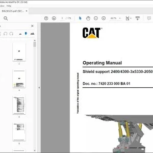 Cat Shield support 2400/4300-3x5330-2050 Operating Manual - PDF DOWNLOAD