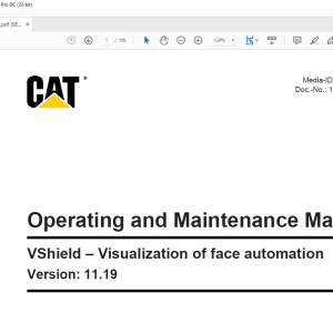 Cat VShield – Visualization of face automation Operating & Maintenance Manual EM025963-01 - PDF DOWNLOAD