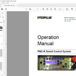 Caterpillar PMC-R Shield Control System Operation Manual Em029395-02 - PDF DOWNLOAD