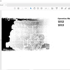 Deutz 1012 1013 Operation Manual BI001856 - PDF DOWNLOAD