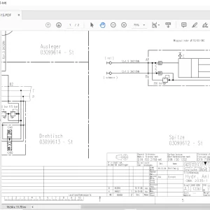 Grove Crane GMK 2035-1 Hydraulic Schematic Manual - PDF DOWNLOAD