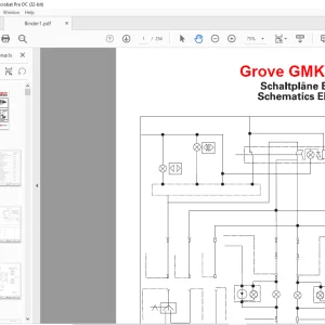 Grove Crane GMK 2035 Electrical Schematic Manual - PDF DOWNLOAD